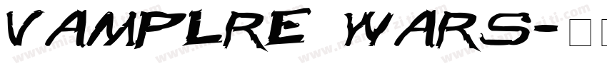 vamplre wars字体转换
